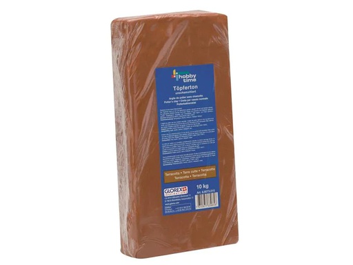 [90127389 823914] Glorex Töpferton 5 kg Terracotta