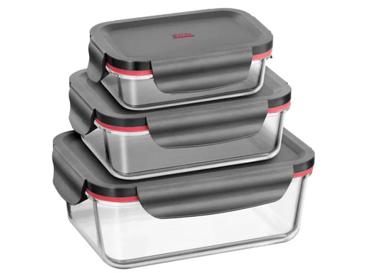 [90127487 300991] Silit Vorratsbehälter Storio 3 Stück, 0.25 l/0.75 l/1.4 l