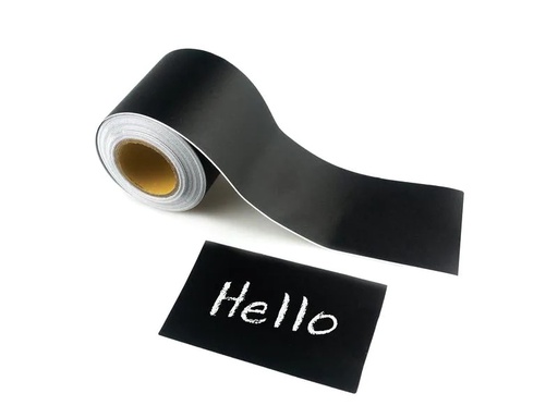 [90127530 676564] URSUS Washi Tape Blackboard 5 cm x 5 m Schwarz