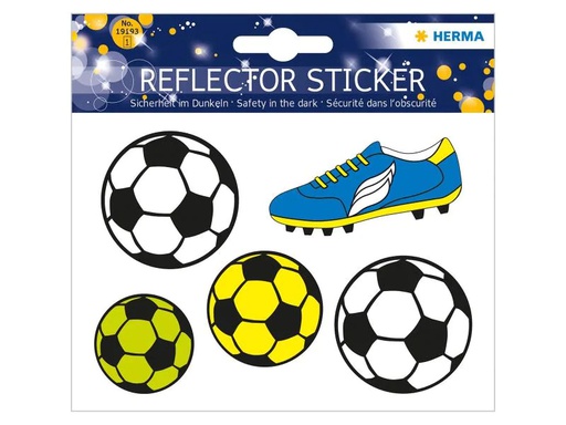 [90127716 1059820] Herma Stickers Motivsticker Fussball Reflektor