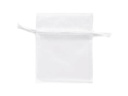 Glorex Organzabeutel Organza 6 Stück, Weiss, 8 x 10 cm
