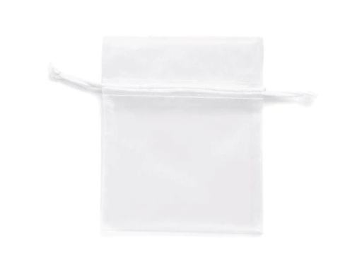 [90128562 825592] Glorex Organzabeutel Organza 6 Stück, Weiss, 8 x 10 cm