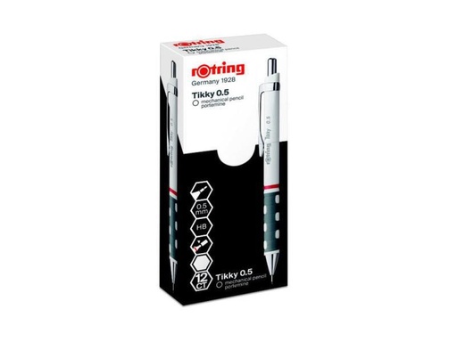 [90128565 892952] Rotring Minenbleistift Tikky HB, 0.5 mm, Weiss