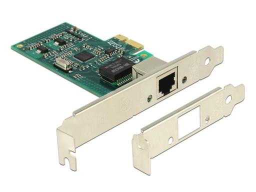 [90128664 856353] Delock Netzwerkkarte 1Gbps, PCI-Express x1, Intel 82574L Chipset