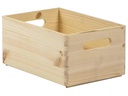 Holz Zollhaus Aufbewahrungskiste Kiefer 20 x 14 x 30 cm, Braun