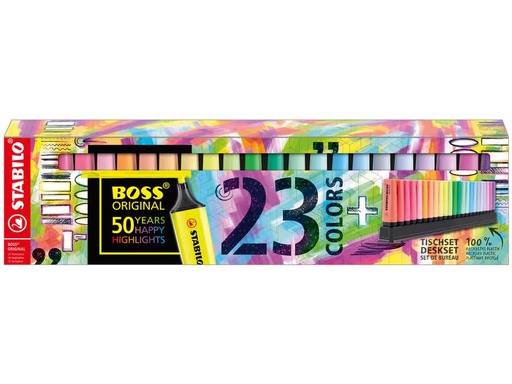 [90128936 1177852] STABILO Textmarker BOSS Original 23 Stück