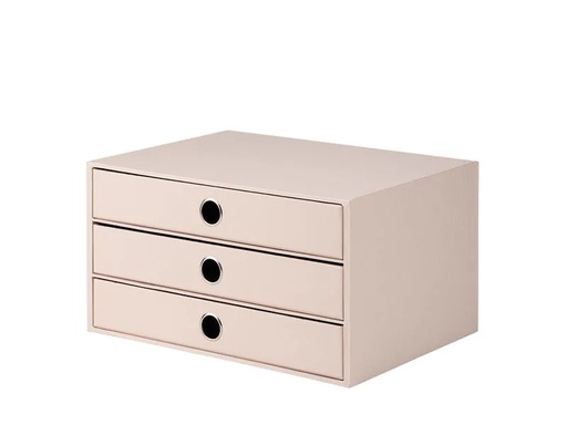[90012880 1178414] Rössler Schubladenbox S.O.H.O. A4 Altrosa