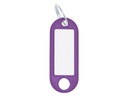 WEDO Schlüsselanhänger 18 mm mit Ring, Violett, 100 Stück
