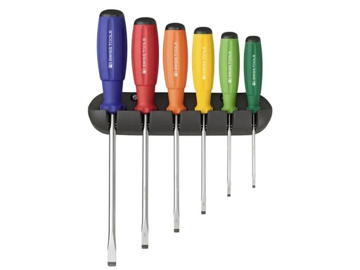 [90129201 452054] PB Swiss Tools Schraubenzieher-Set PB 8240 6-teilig, farbig