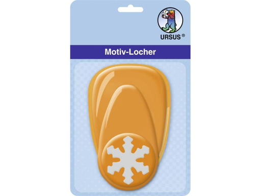 [90129642 606189] URSUS Motivstanzer Schneeflocke mittel, 2.54 cm