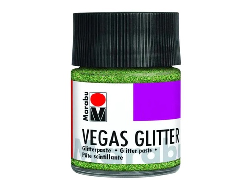 [90129788 728284] Marabu Glitzerpaste Vegas Kiwi 50 ml