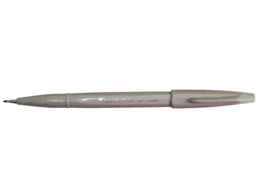 [90130099 1072365] pentel Filzstift Brush Sign 1 Stück, Grau