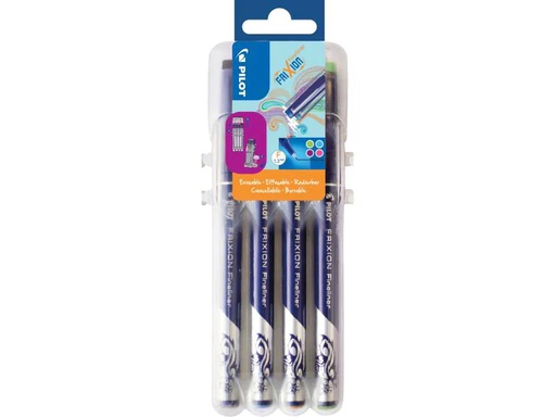 [90130120 927600] Pilot Fineliner FriXion Evolutive Set Feine Spitze, 4 Farben