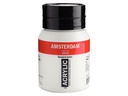 Amsterdam Acrylfarbe Standard 104 Zinkweiss halbtransparent, 500 ml