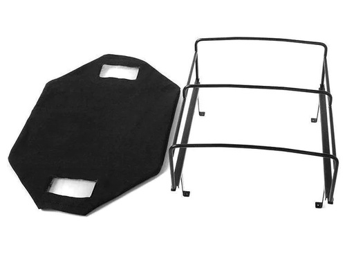 [90130238 592061] RC4WD Modellbau-Heckaufbau mit Softtop Schwarz