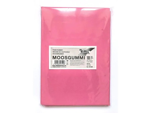 [90130352 599543] Folia Moosgummi-Set 10 Stück, Rosa