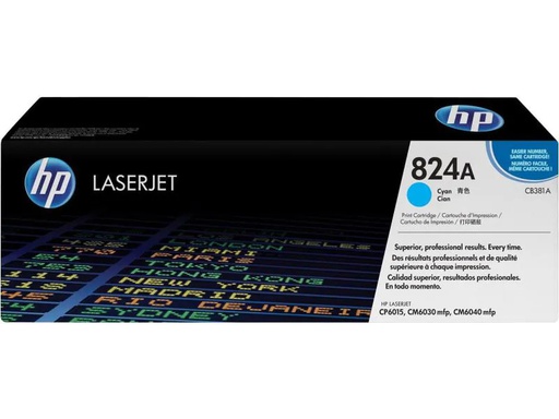[90130541 95395] HP Toner Nr. 824A (CB381A) Cyan