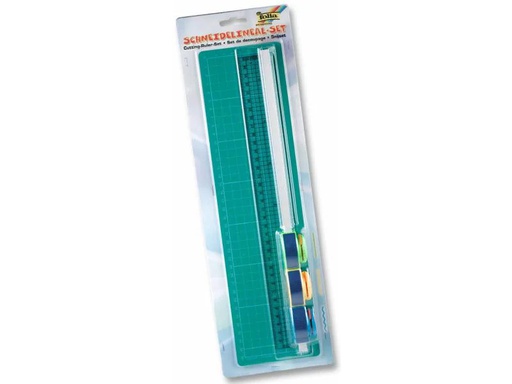 [90130585 603876] Folia Schneidematte-Set mit Lineal 36 cm x 8 cm