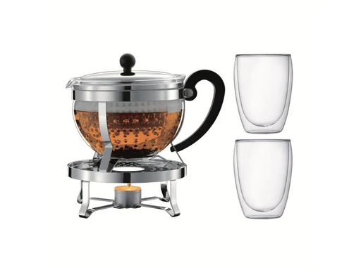 [90130624 472109] Bodum Tee-Set Chambord  1.3 l, Transparent