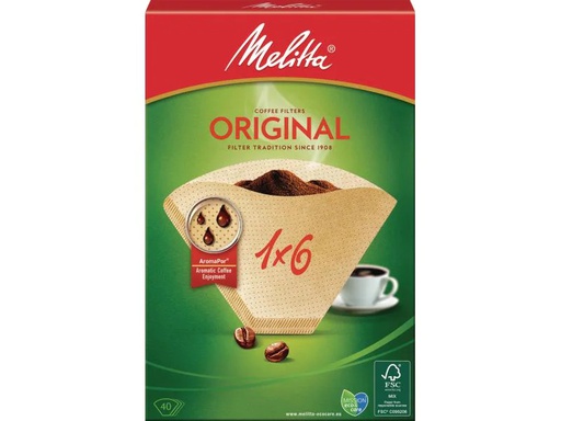 [90130628 214343] Melitta Filtertüte Original 1x6 40 Stück