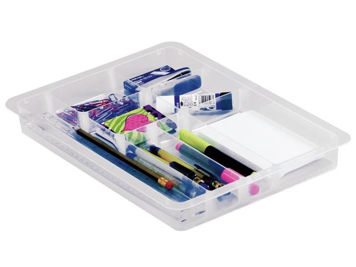 [90130805 291390] Really Useful Box Einsatz 8 Fächer Transparent