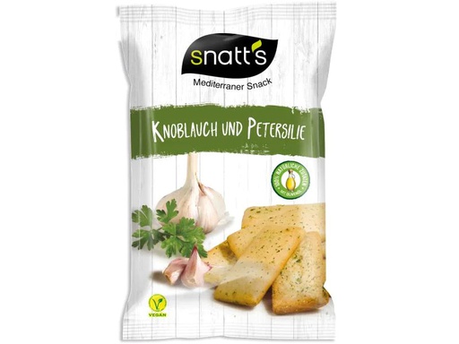 [90131040 932708] Snatt's Brotsnack Knoblauch &amp; Petersilie 120 g
