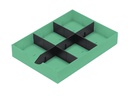 Styro Schubladenelement Styrodoc Mint/Schwarz