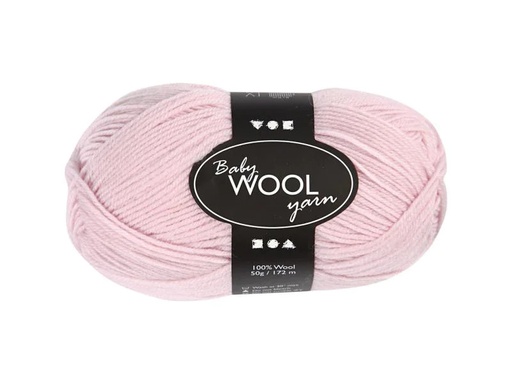 [90131167 1084434] Creativ Company Wolle Babygarn Merino 50 g 14/4 Hellrosa