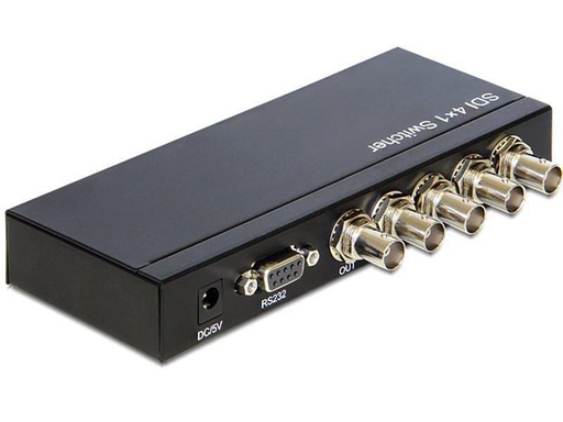 [90131477 504107] Delock Switchbox 3GI-SDI, 4 Port, 4 in - 1 out