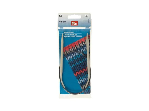 [90131579 1175063] Prym Rundstricknadel Ø 6 mm x 40 cm, Alu, Grau