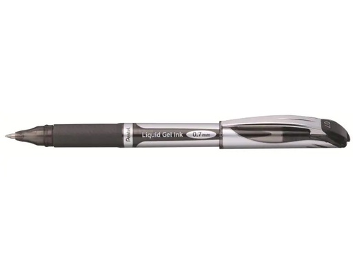 [90132095 1085117] pentel Gelschreiber EnerGel 0.7 mm Schwarz, 1 Stück