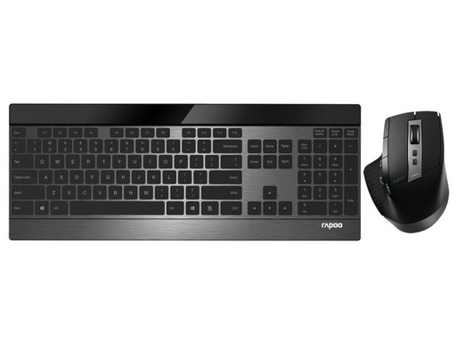[90132245 951126] Rapoo Tastatur-Maus-Set 9900M Multi-Mode