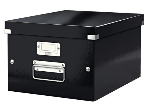 [90132248 370063] Leitz Aufbewahrungsbox Click &amp; Store A4 Schwarz