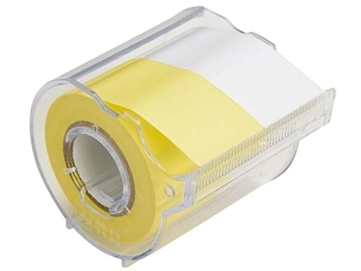 [90132630 1103375] NT Cutter Notizzettel-Dispenser Yamato 2.5 cm Gelb/Weiss, 2 Rollen