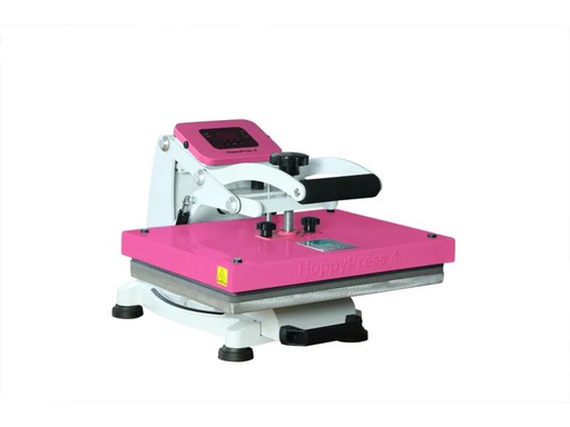 [90132657 1077378] Happy Fabric Transferpresse HappyPress 4, A4 Pink, Auto-open