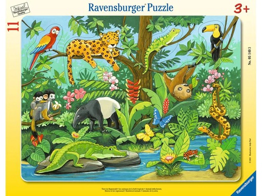 [90132730 1157533] Ravensburger Kleinkinder Puzzle Tiere im Regenwald