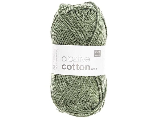 [90132920 1156798] Rico Design Wolle Creative Cotton Aran 50 g, Efeu