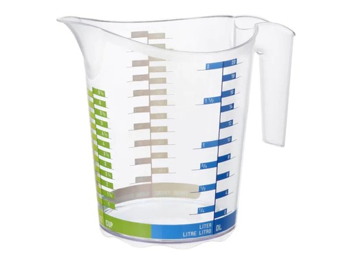 [90132998 513449] Rotho Messbecher Domino Dekor 20 dl, Transparent