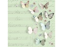Braun + Company Papierservietten Petits Papillons 33 cm x 33 cm, 20 Stück