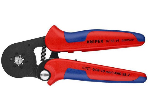 [90133409 916953] Knipex Crimpzange 180 mm für Aderendhülsen