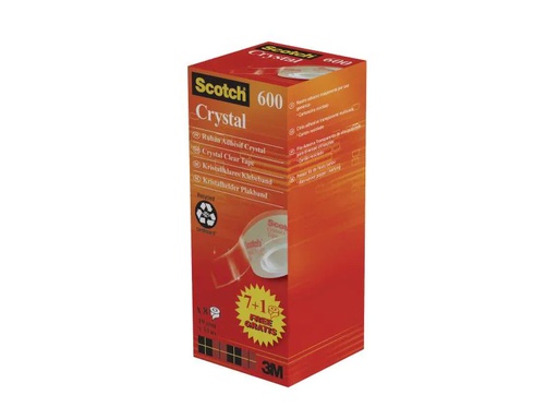 [90133501 203344] Scotch Klebeband Crystal 19 mm x 33 m, Transparent