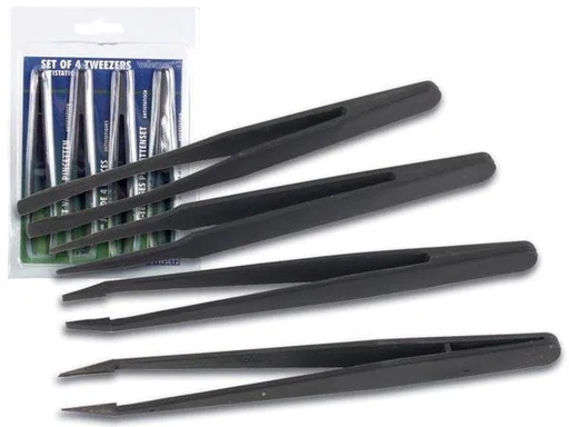 [90133621 108853] Velleman Pinzetten-Set 4-teilig