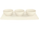 Villeroy & Boch Servierplatte mit Schälchen Manufacture Rock Weiss