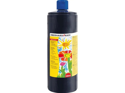 [90133693 1102095] Eberhard Faber Temperafarben Efacolor, 1000 ml, Schwarz