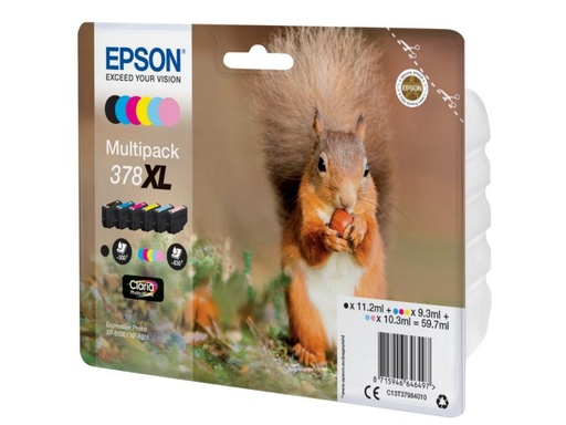 [90134124 757971] Epson Tintenset 378 XL / C13T37984010