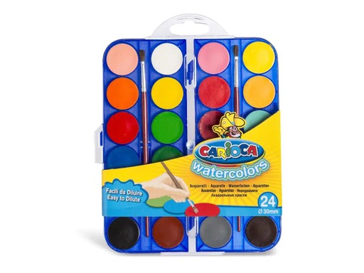 [90134173 722681] Carioca Wasserfarbe 24 Stück