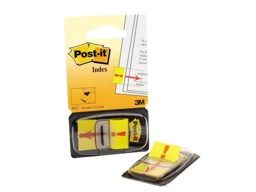 [90134396 1059018] Post-it Page Marker Post-it Index Ausrufezeichen, 50 Stück
