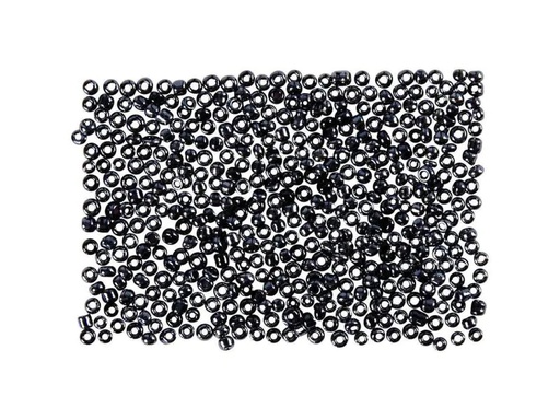 [90134488 836413] Creativ Company Rocailles-Perlen 15/0 Dunkelgrau