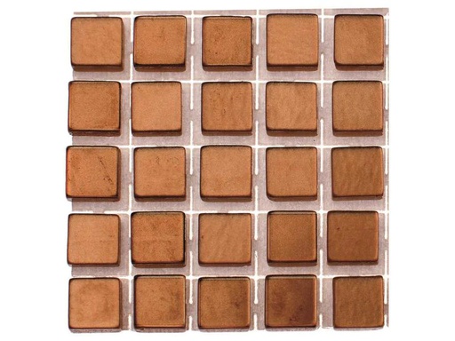 [90013505 631703] Glorex Selbstklebendes Mosaik Poly-Mosaic 5 mm Hellbraun