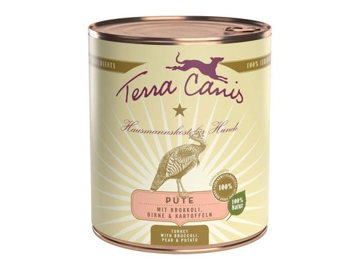 [90013510 545295] Terra Canis Nassfutter Menue Classic Pute, 800 g